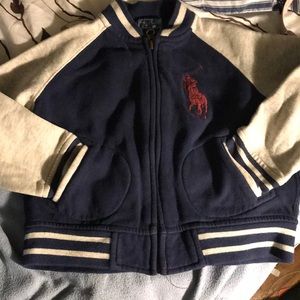 KIDS POLO VARSITY JACKET 100% AUTHENTIC